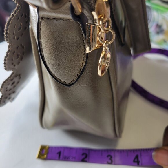 Tan Crossbody Casual Everyday Small Handbag - Picture 7 of 8
